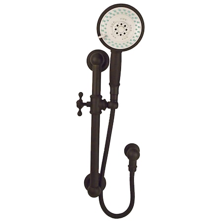 Slide Bar With Hand Shower Set, Oil Rubbed Bronze, Wall